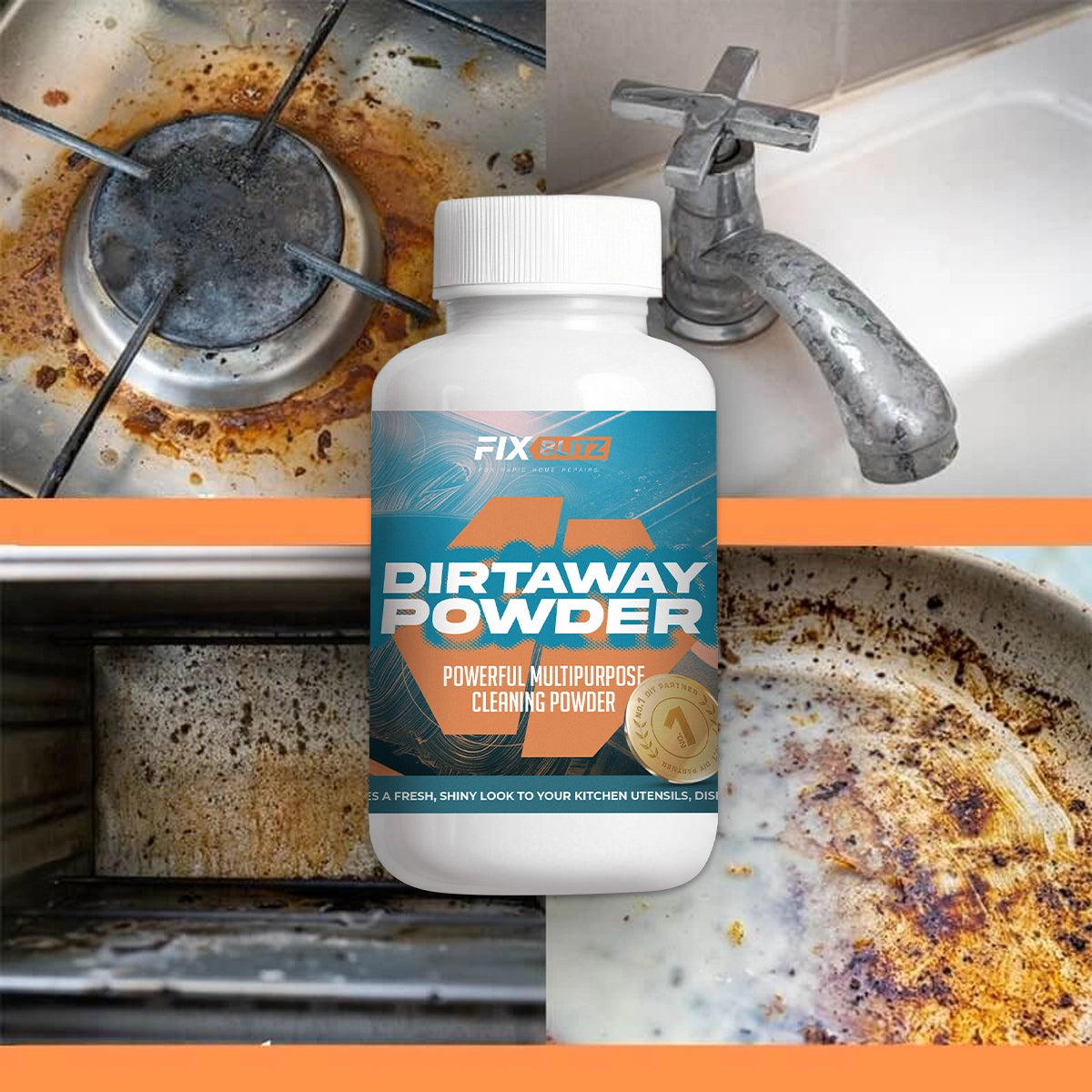 Powerful multipurpose cleaning powder DirtAway Powder