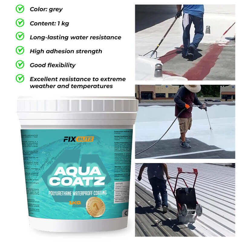 Acrylic polyurethane waterproof coating AquaCoatz™ (1 kg)
