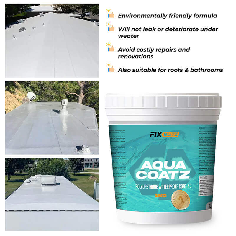 Acrylic polyurethane waterproof coating AquaCoatz™ (1 kg)