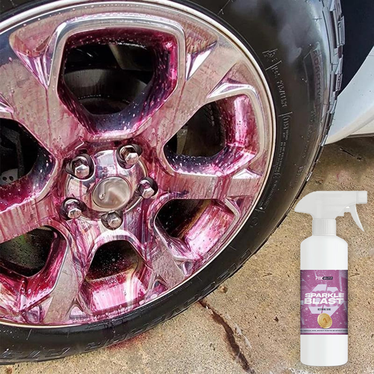 SparkleBlast stubborn dirt remover
