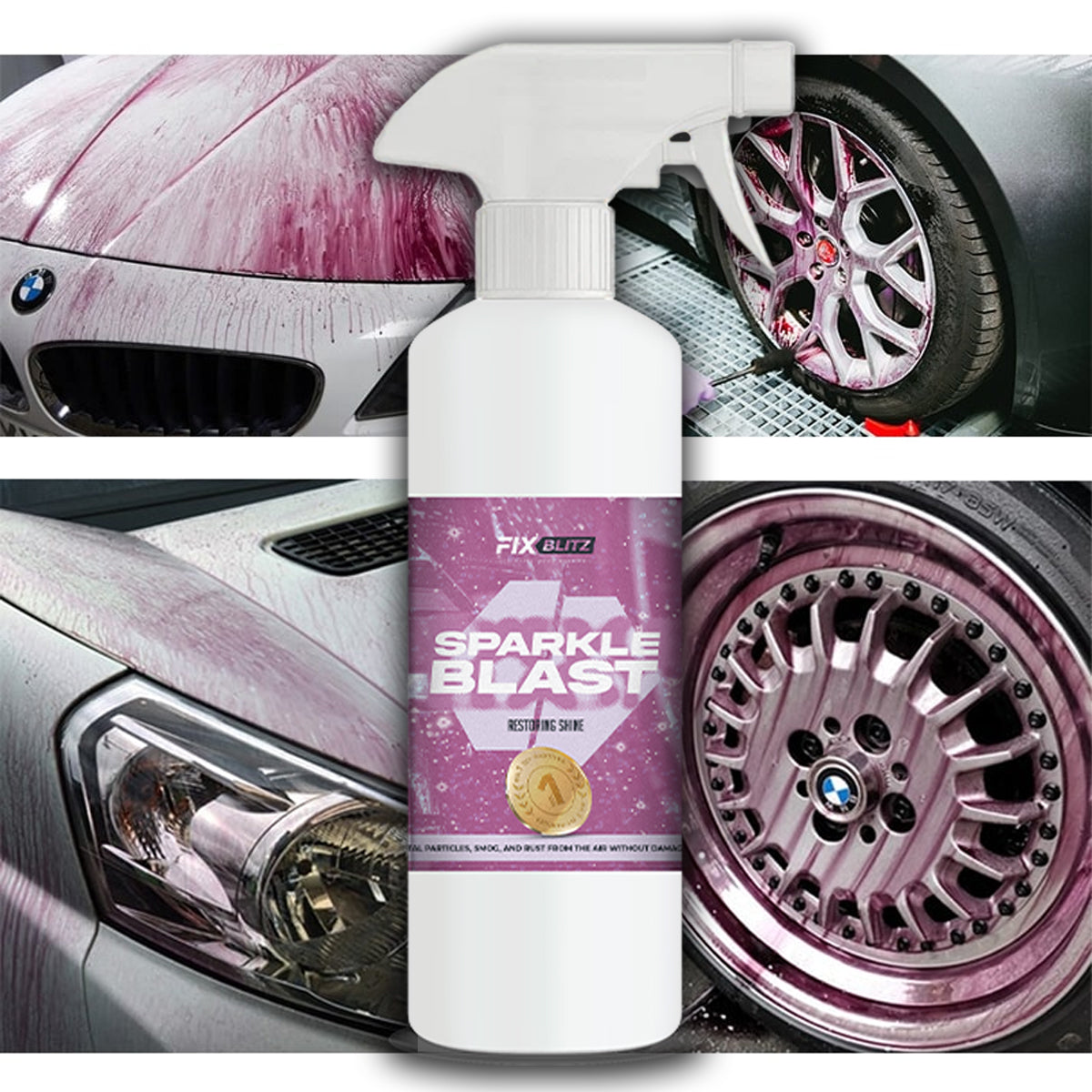 SparkleBlast stubborn dirt remover