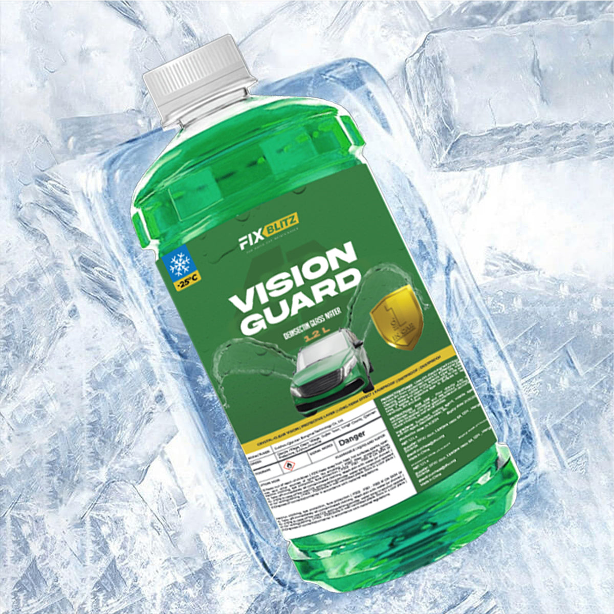 Hydrophobic windshield fluid VisionGuard™