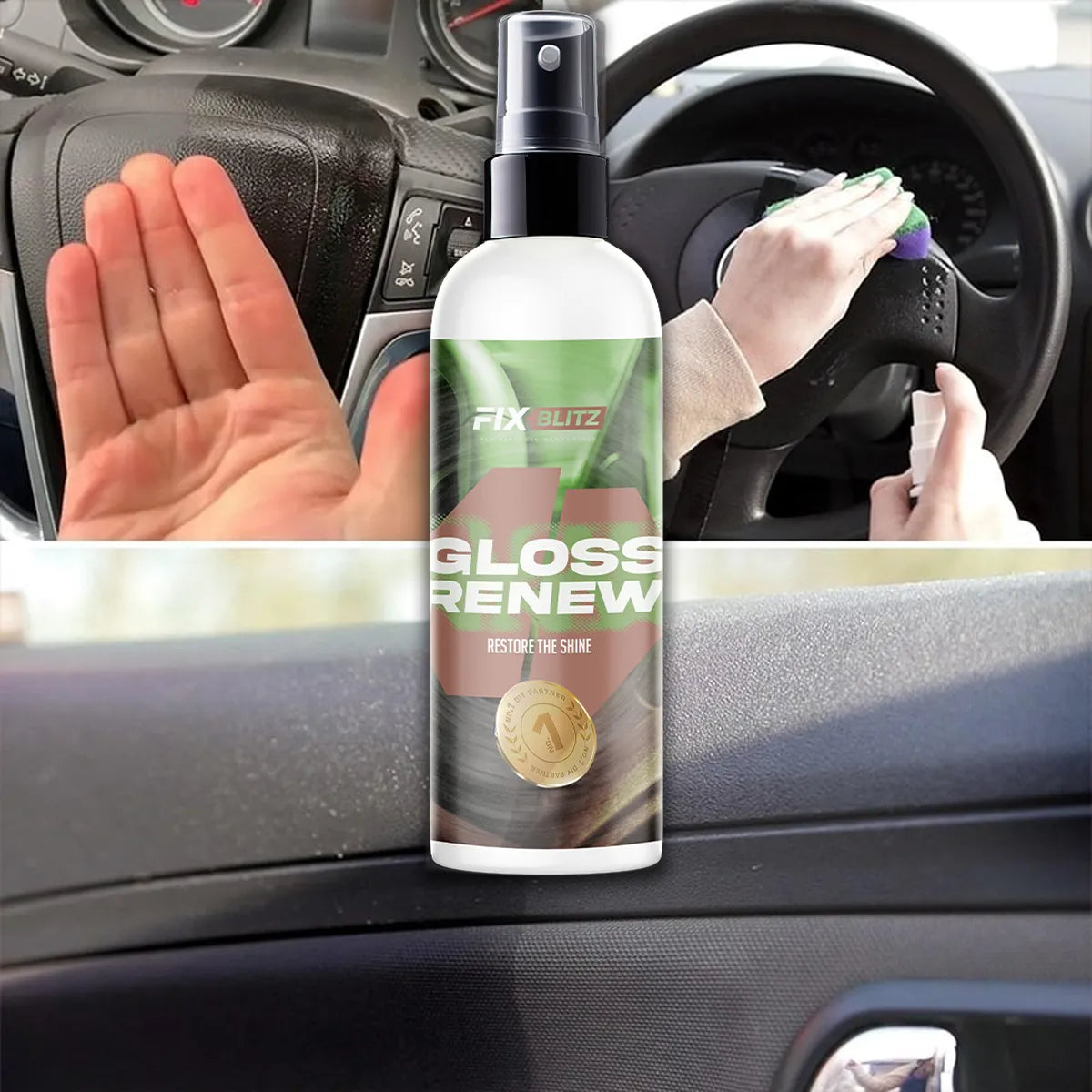Interior Car Restoration Product Gloss Renew