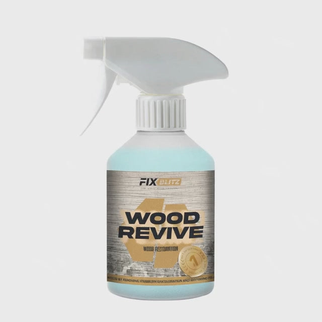 How Wood restoration and cleaning agent WoodRevive™ (300 ml) works