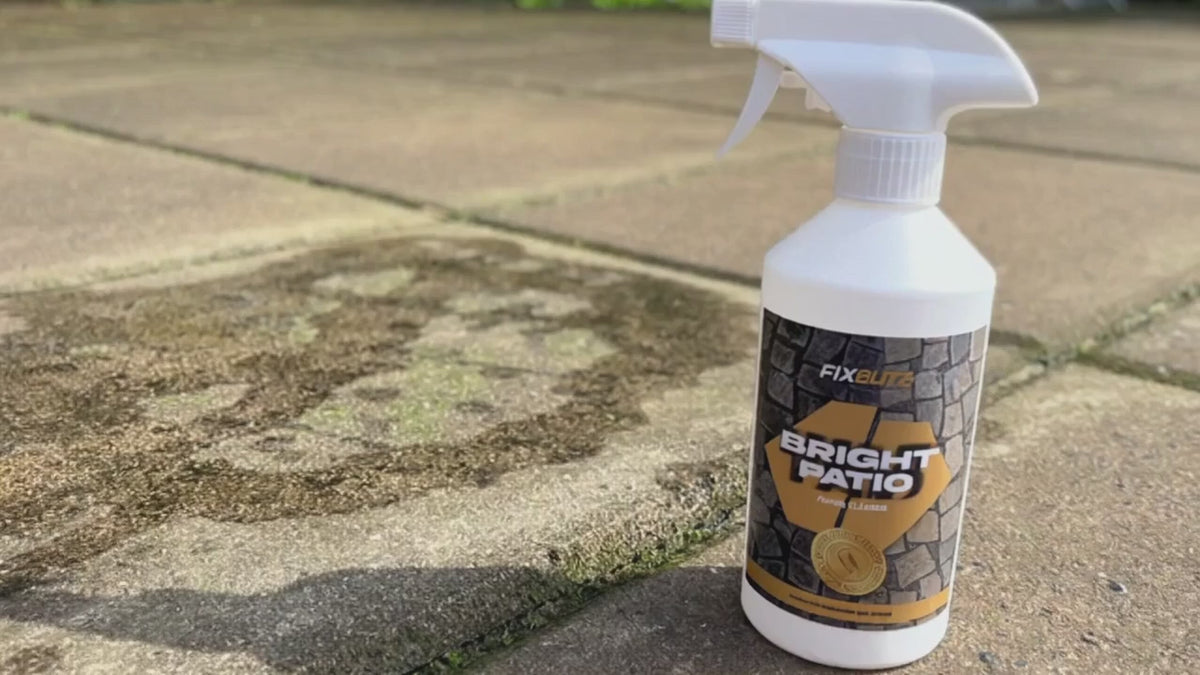 How BrightPatio pavement cleaner works